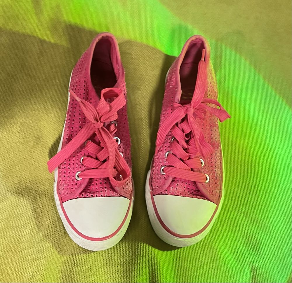 trampki buty różowe , obuwie , Trampki CP40-CZ17-1001 Różowy