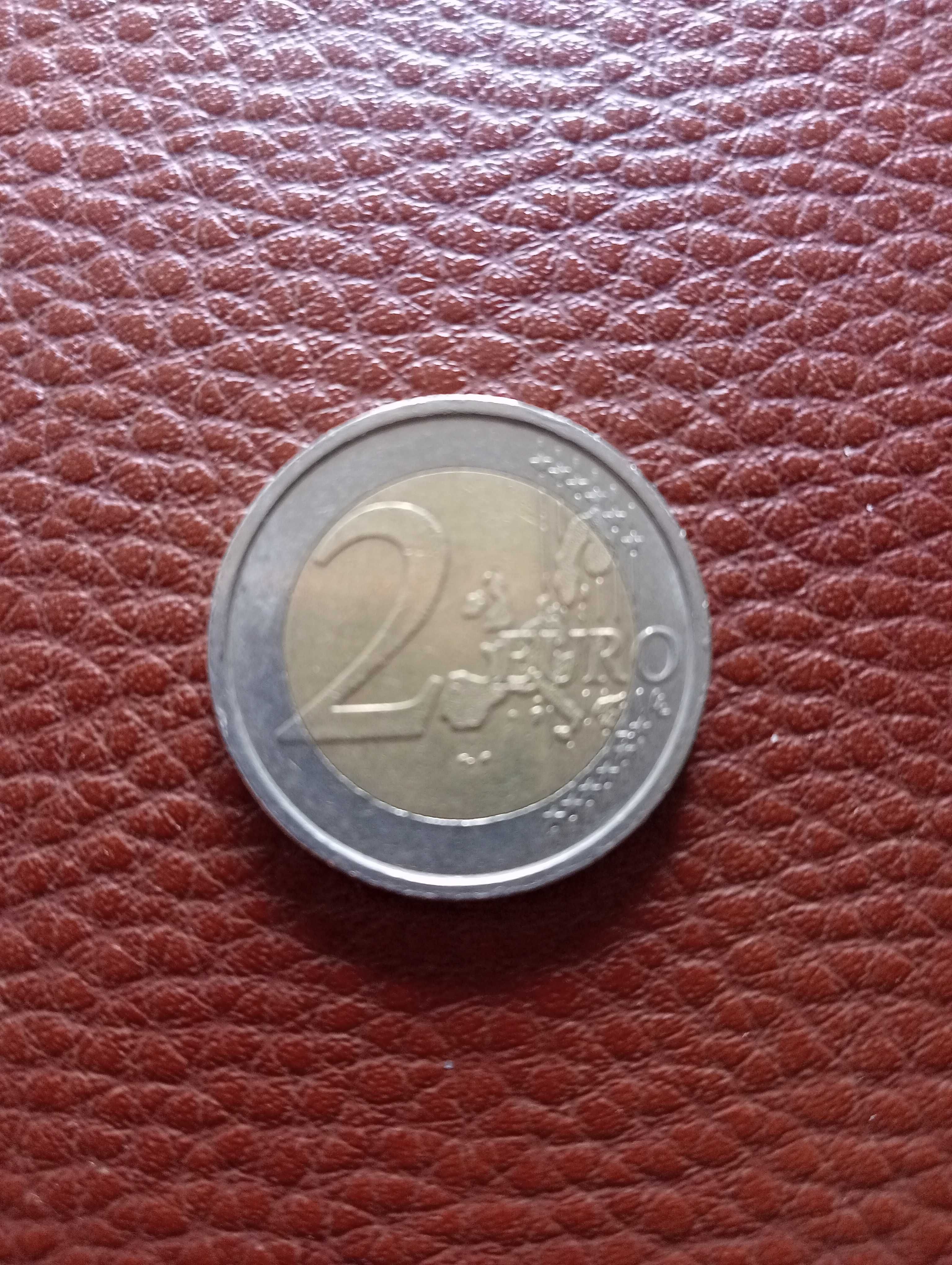 Moneda de euro 2 Dante italy