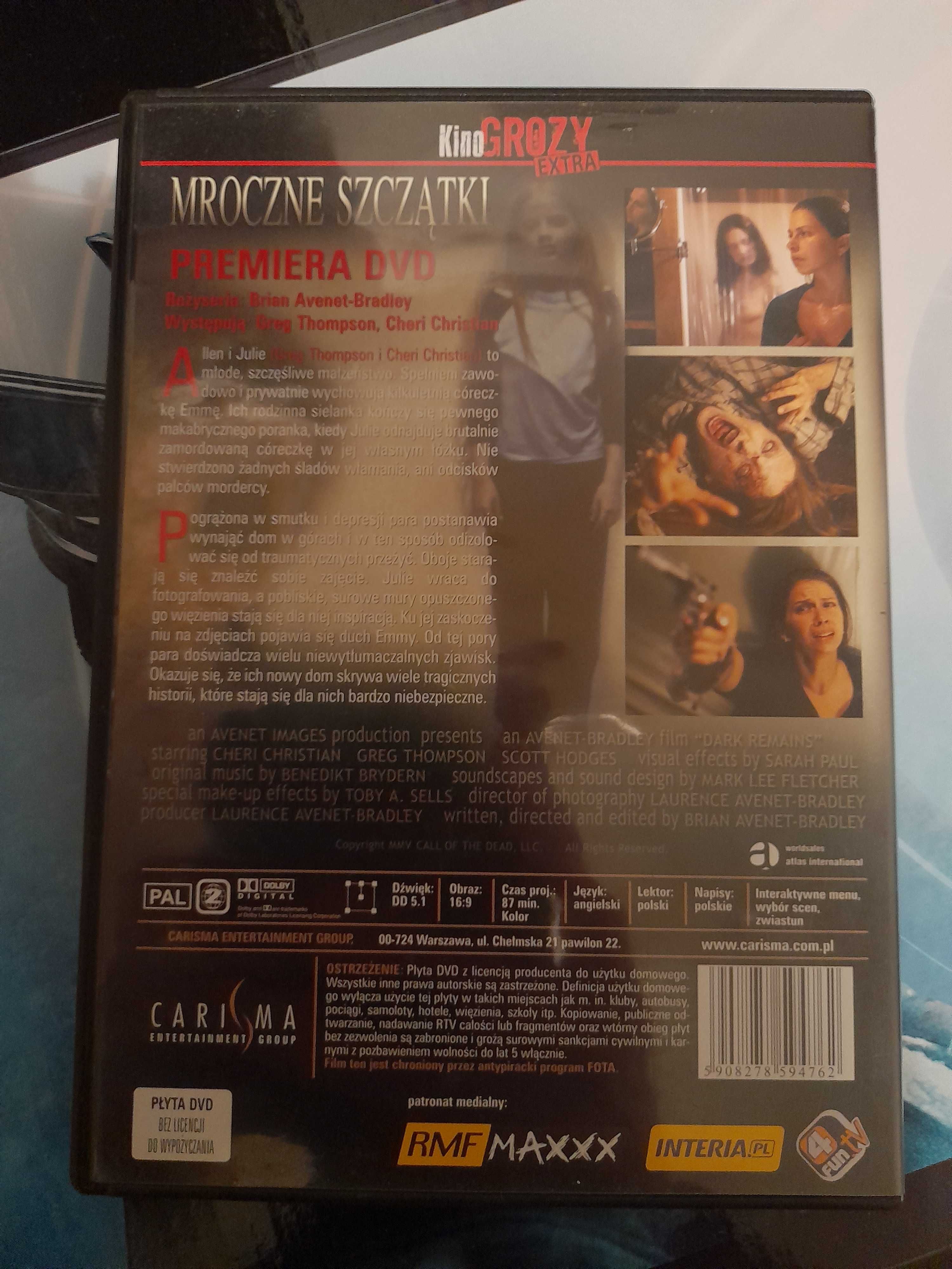 Film " Mroczne szczątki" na DVD