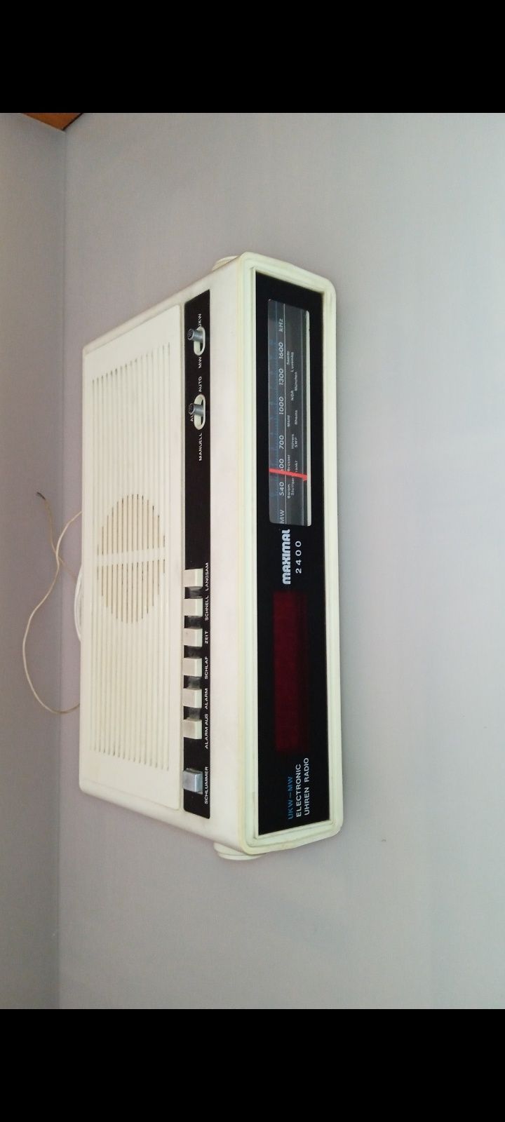Rádio Despertador Vintage Maximal 2400