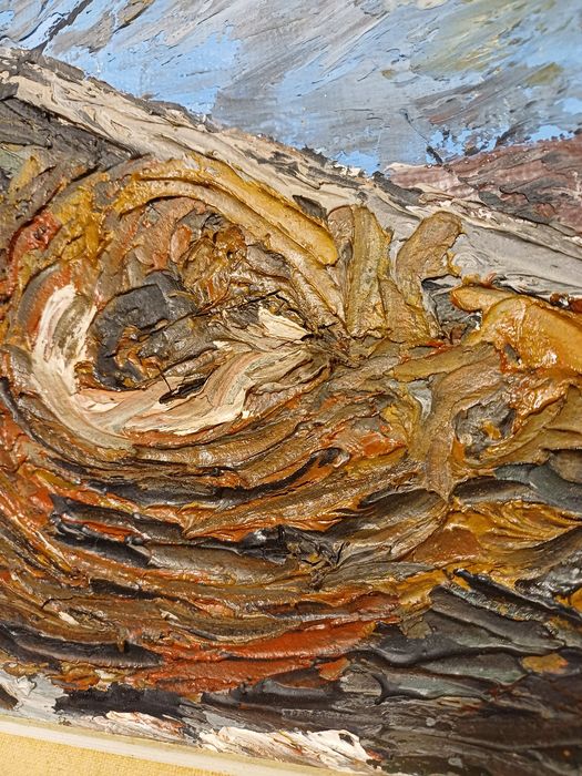 Stary obraz na płótnie