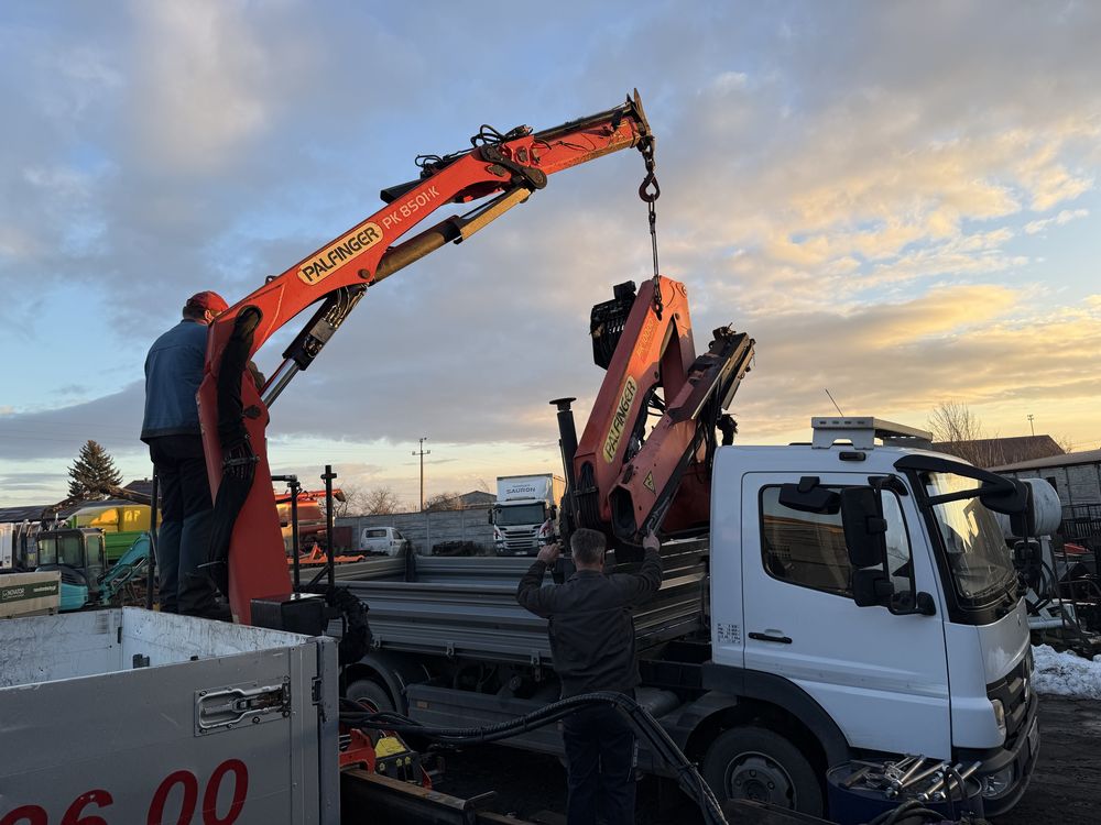 Serwis żurawi HDS. Naprawy , remonty. Palfinger Hiab Fassi Atlas Copma