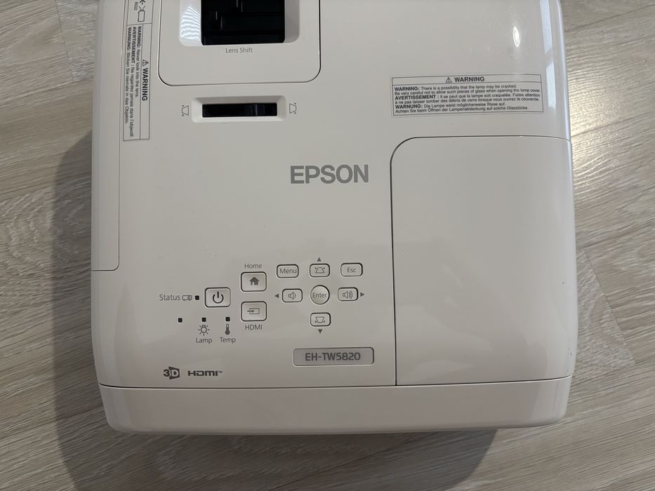 Projektor LCD Epson EH-TW5820 biały