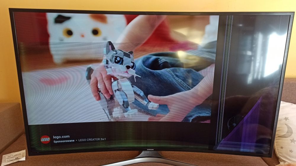 Telewizor Samsung UE49MU6202K uszkodzony