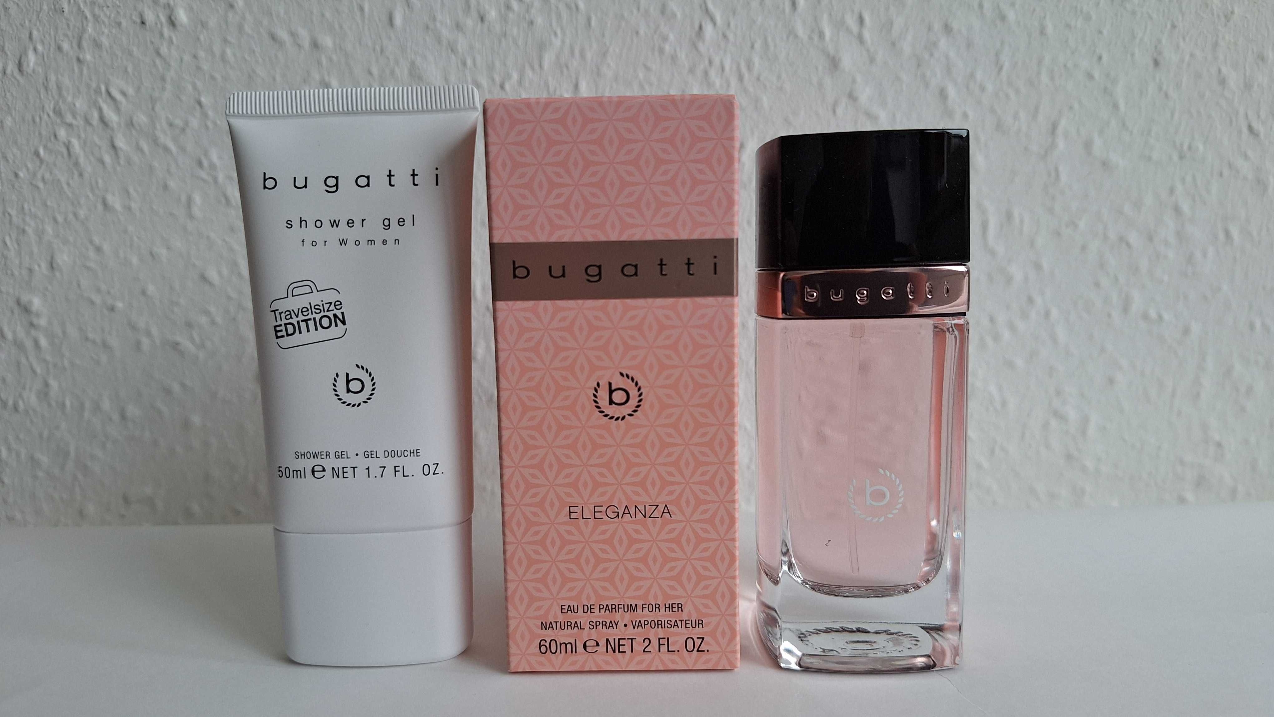Bugatti Eleganza for Her - zestaw dla pań (edp 60 + żel)