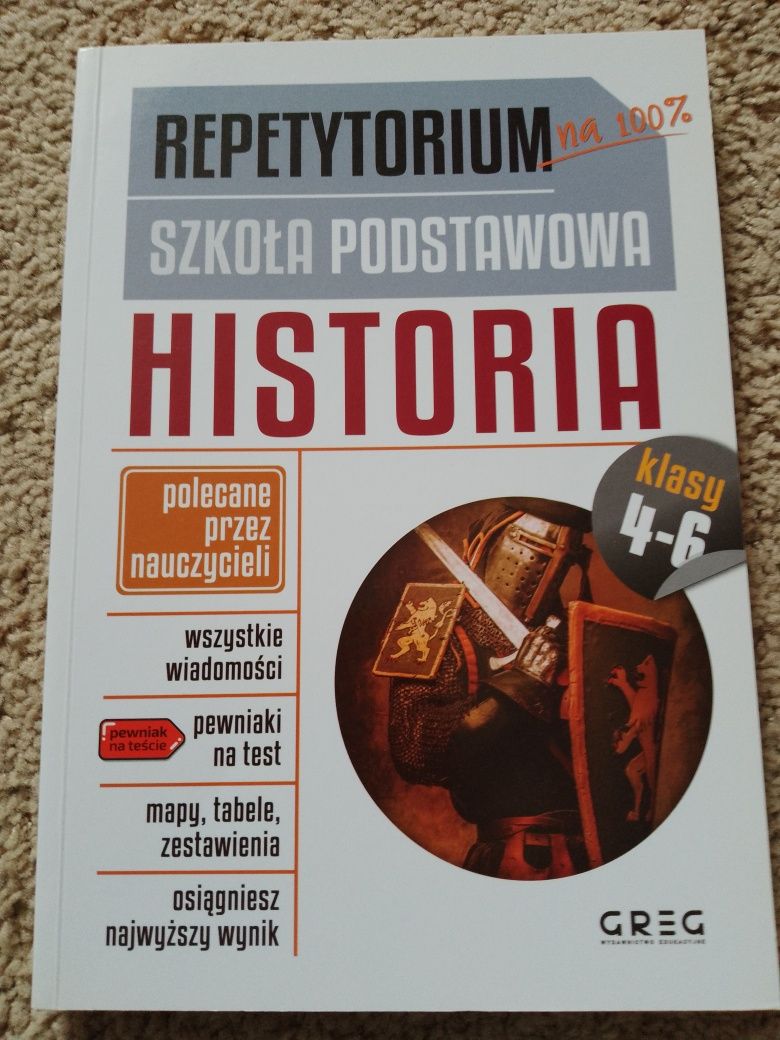 Repetytorium szkoła podstawowa Historia Angielski Polski  4/6