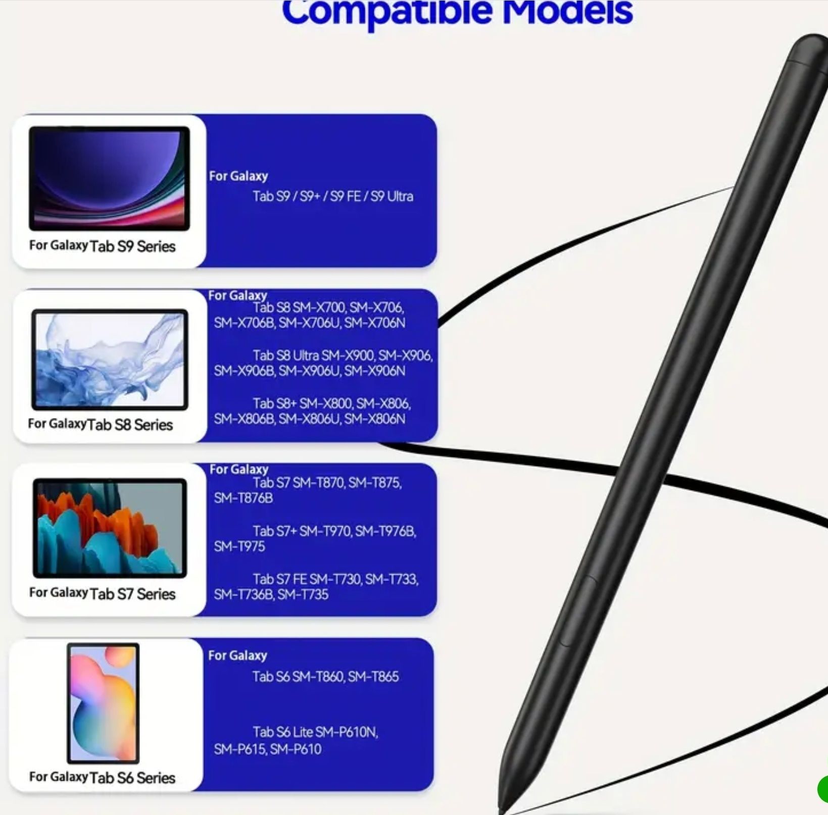 Стилус S pen S6/S6Lite/S7/S7+/S7Plus/S8/S8+/ S8Ultra/S9/S9+/S9Ultra/S1
