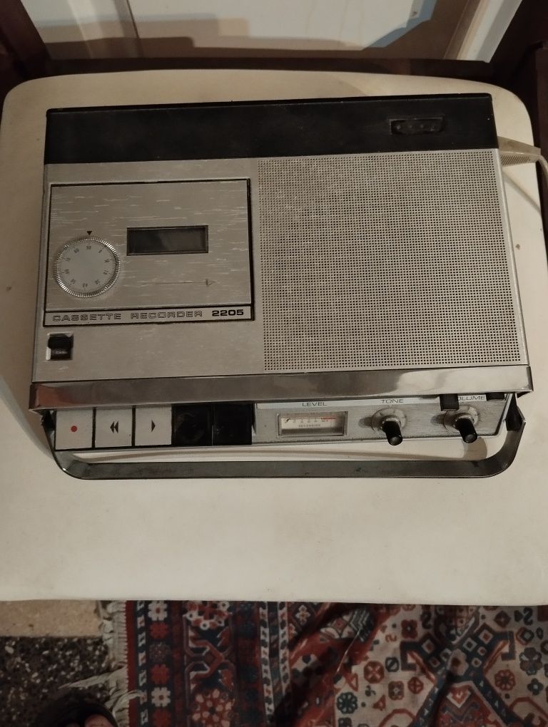 Gravador de cassetes vintage