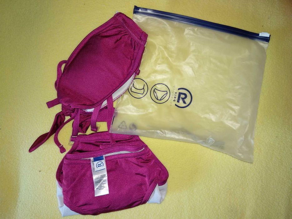 Biquíni Roxo Violeta Brilhante La Redoute Selena Gomez