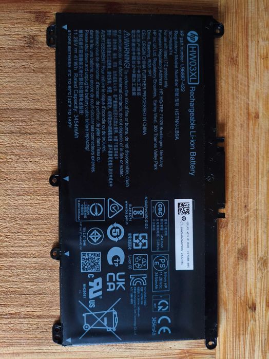 Bateria do laptopa HP HW03XL