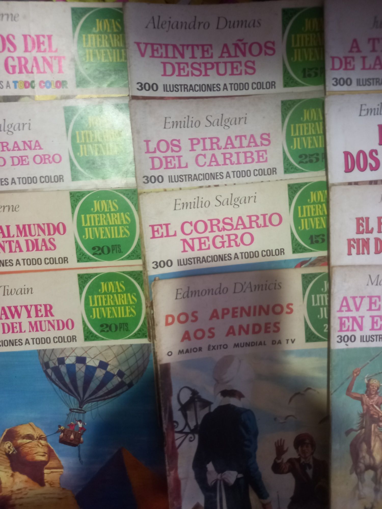 Revistas bd , a cores, contos classiicos ,em espanhol