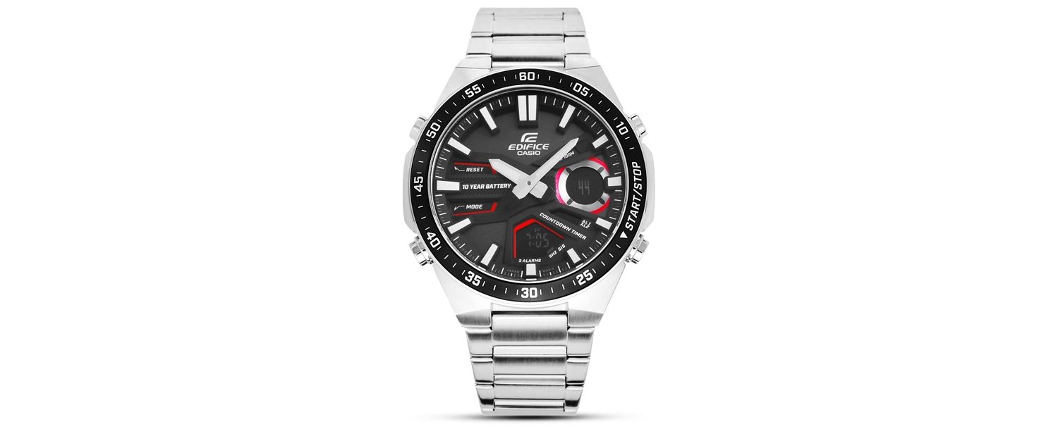 zegarek męski casio edifice efv-c110d-1a4vef 10 bar + box