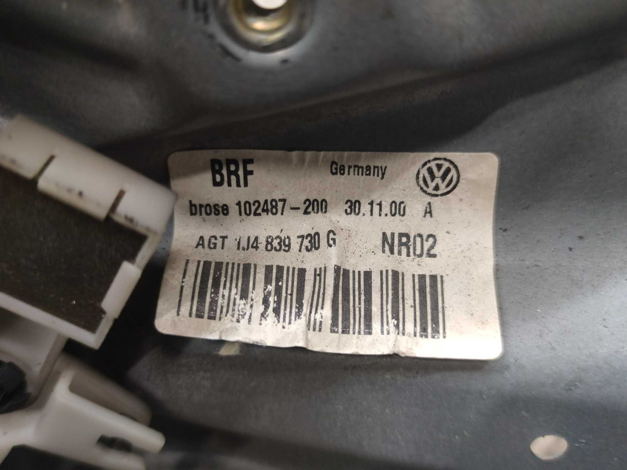 VW Golf IV Bora Mechanizm Podnośnik Szyby Prawej Tylnej Prawy Tył