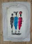 Obraz malowany na płótnie Afryka Tanzania  32/20 cm