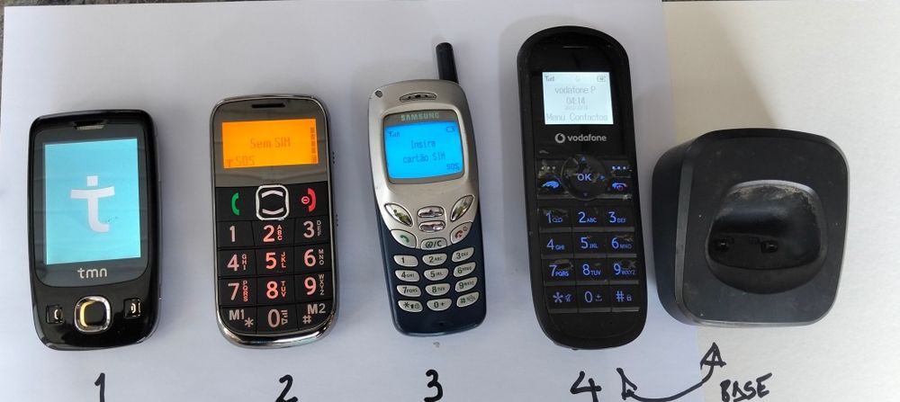 Vendo 4 telemóveis ótimo estado