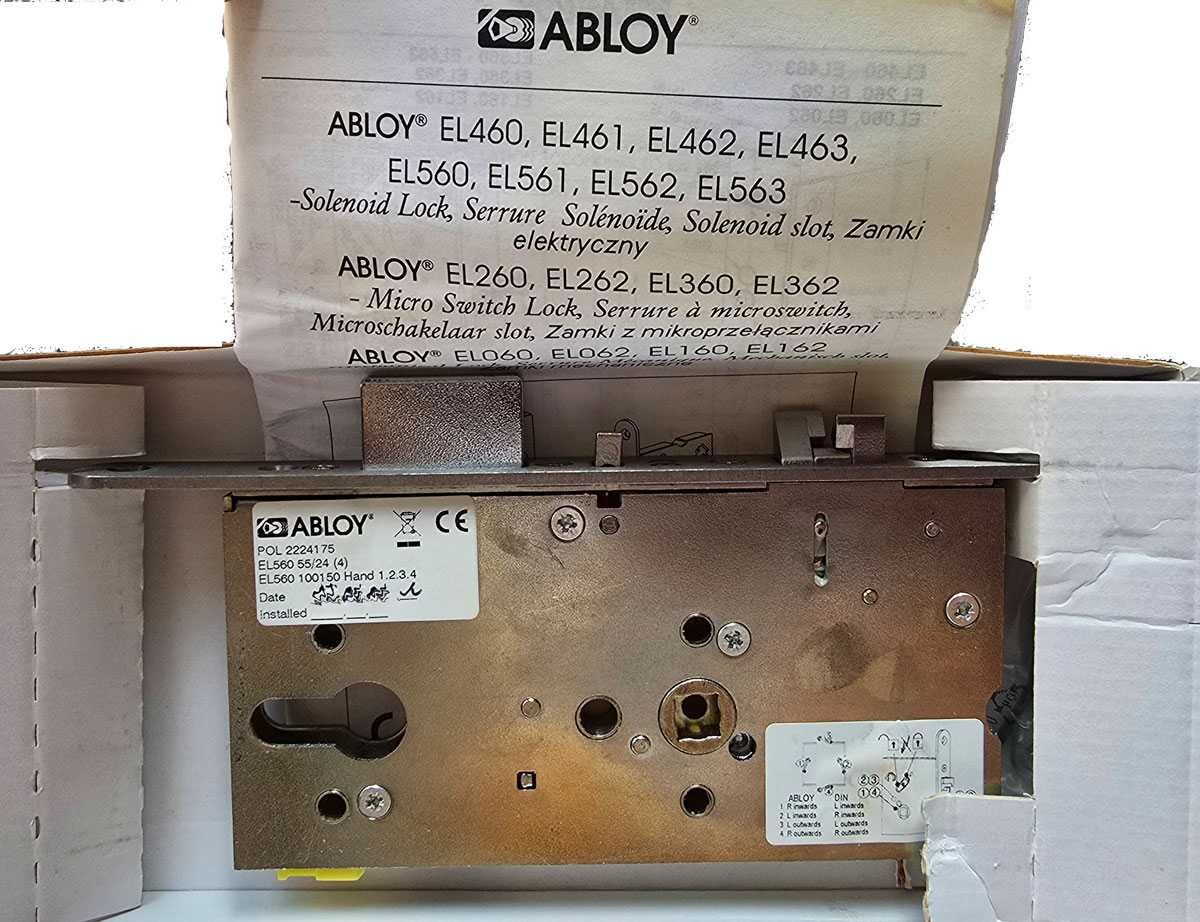 Zamek elektryczny Abloy EL560 z kablem - 8szt