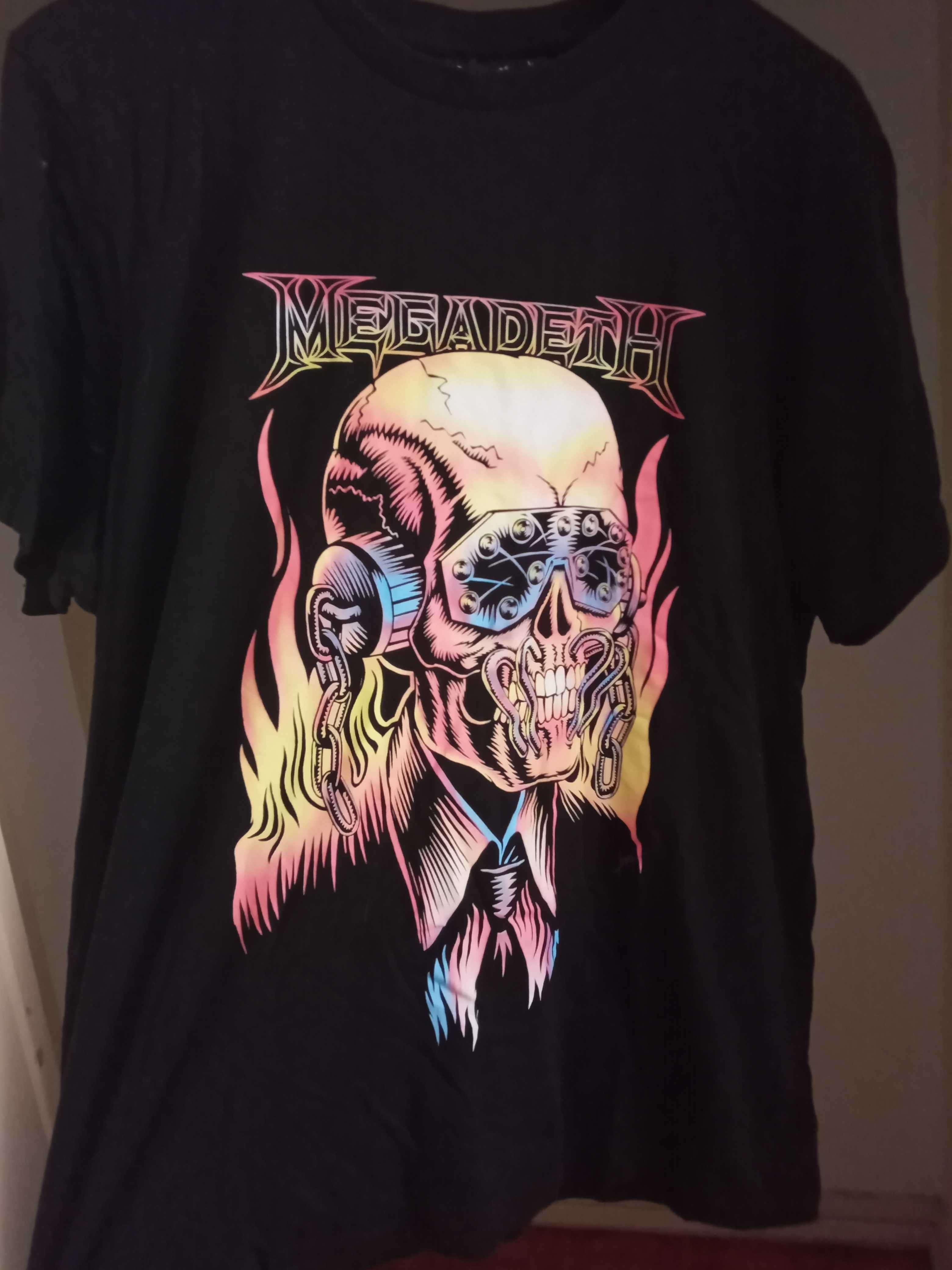 T-shirt Megadeth original tamanho L