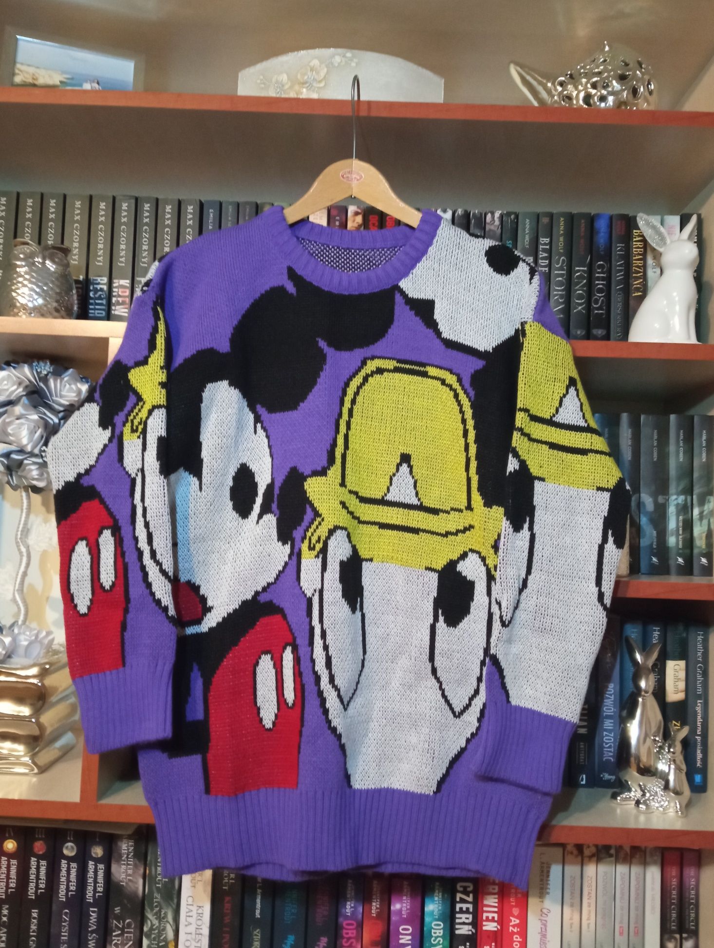 Kolorowy sweterek w stylu vintage
