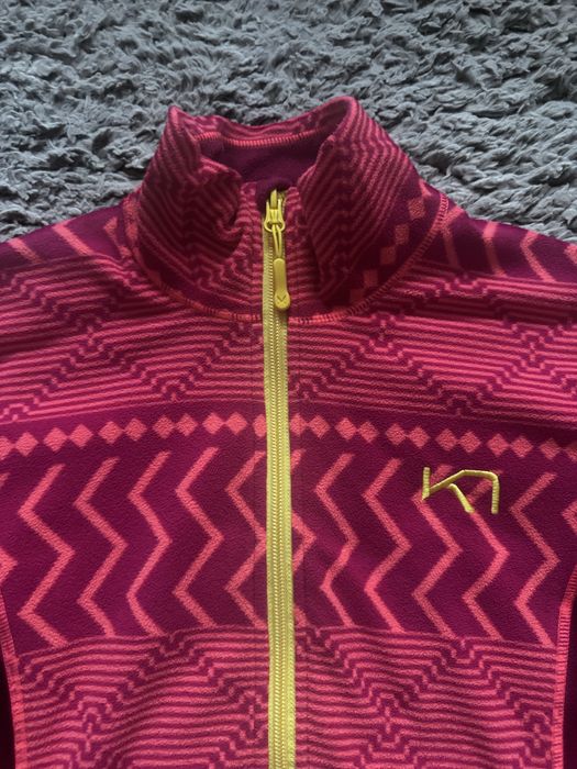 Polar Kari Traa bluza rozpinana na suwak różowa damska bdb stan roz.L