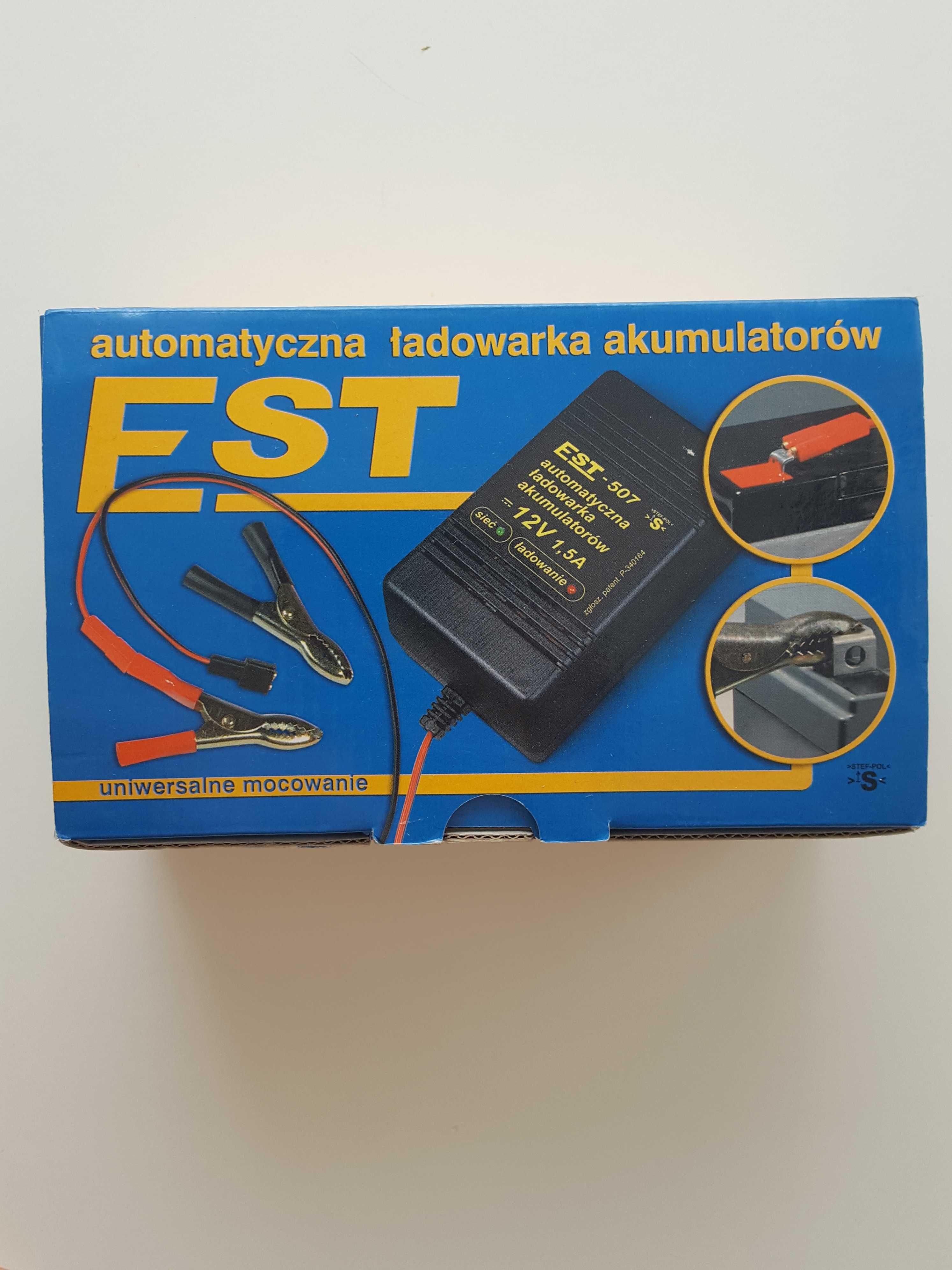 Prostownik / automatyczna ładowarka akumulatorów EST-505 12V 0,5A