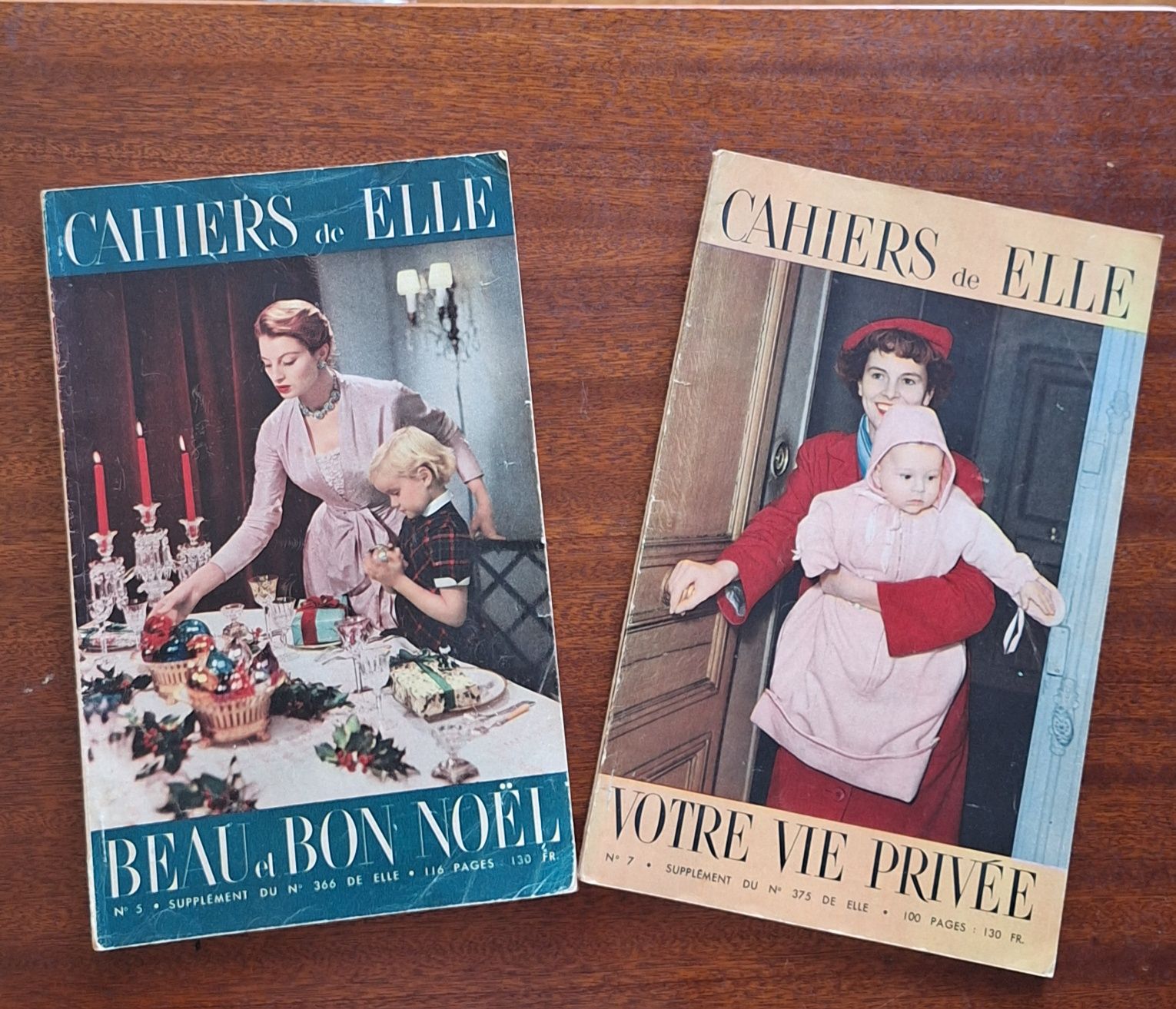 Revistas francesas "Cahiers de elle" anos 50