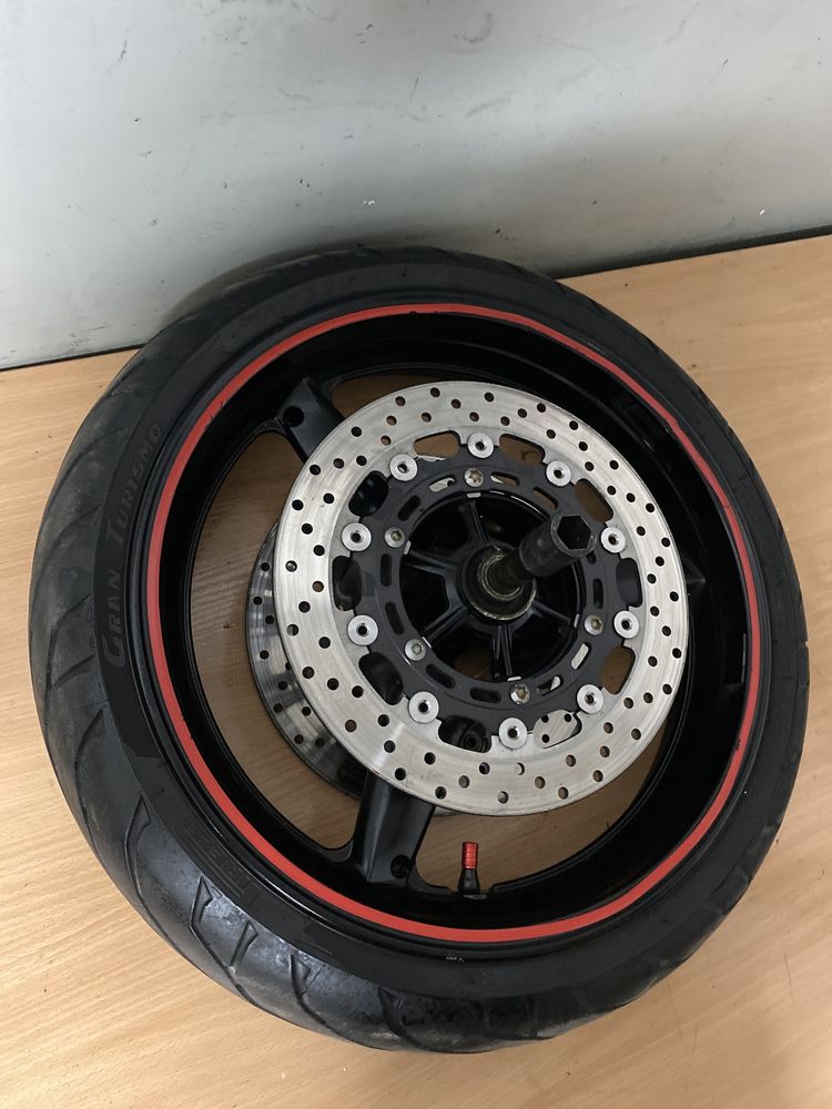 R6 Yamaha YZF RJ01 RJ03 99-02 koło Felga przód Prosta Tarcze ośka