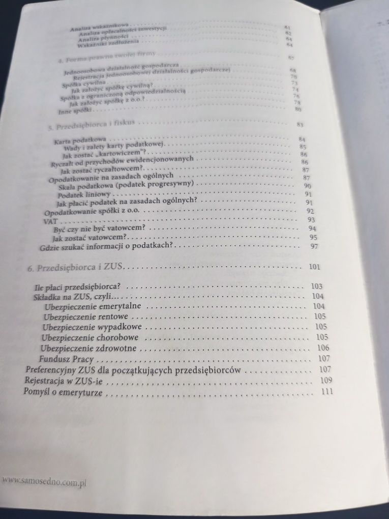Książka jak założyć i rozwinąć własną firmę