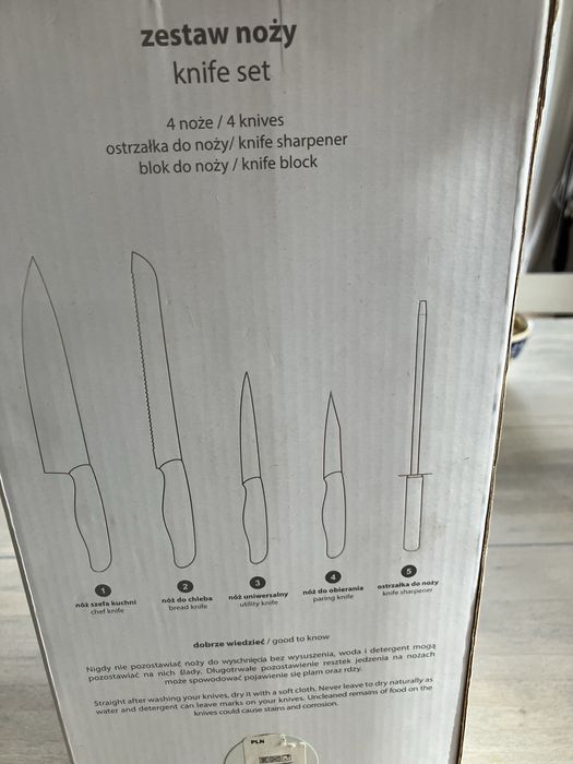 Zestaw noży ze stojakiemHome &You