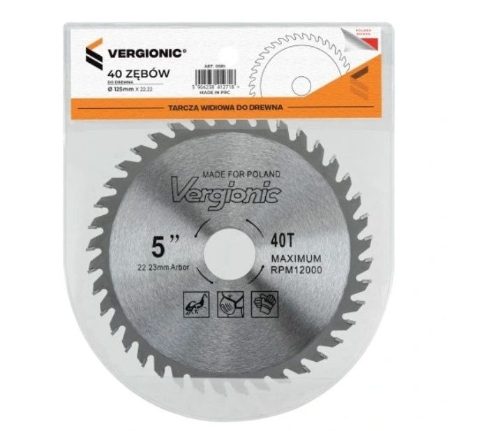 Hit!! Cenowy Tarcza widiowa do drewna  125 x 22,2 mm