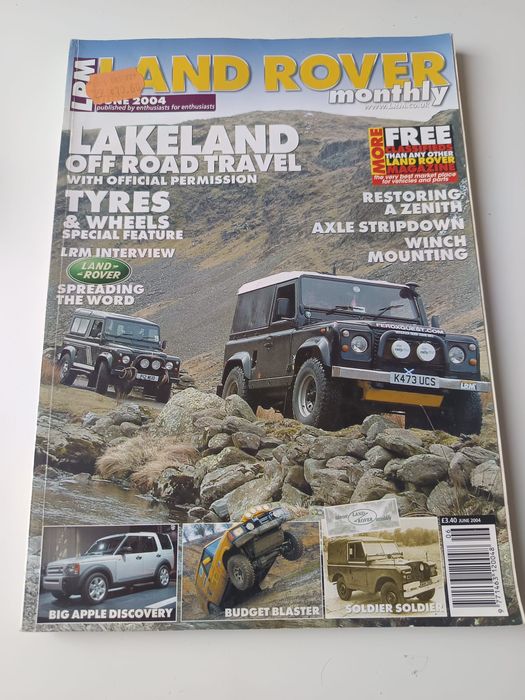 Revistas land rover cada 4 por 5 euros