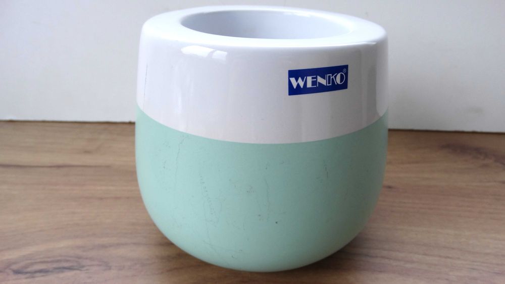 WENKO Szczotka toaletowa Malta miętowy/biały