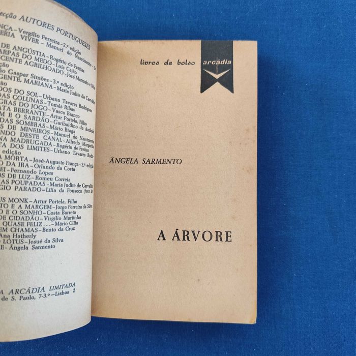 Ângela Sarmento - A Árvore (1ª edição, assinada pela autora)