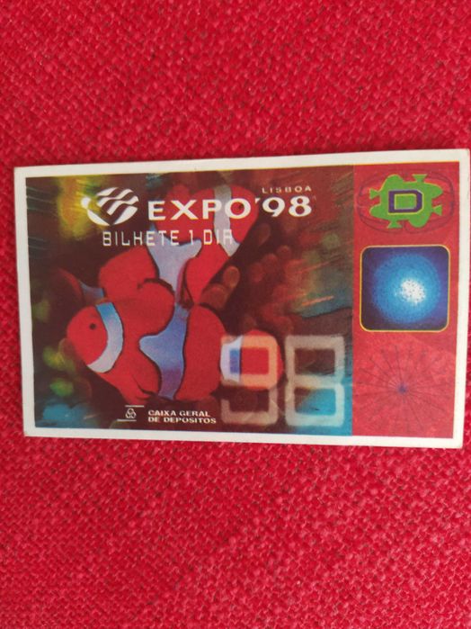 Bilhete da Expo 98