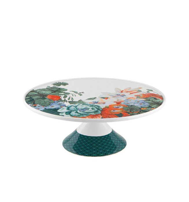 Peça Original Vista Alegre de coleção DUALITY PRATO BOLO XL COM PÉ