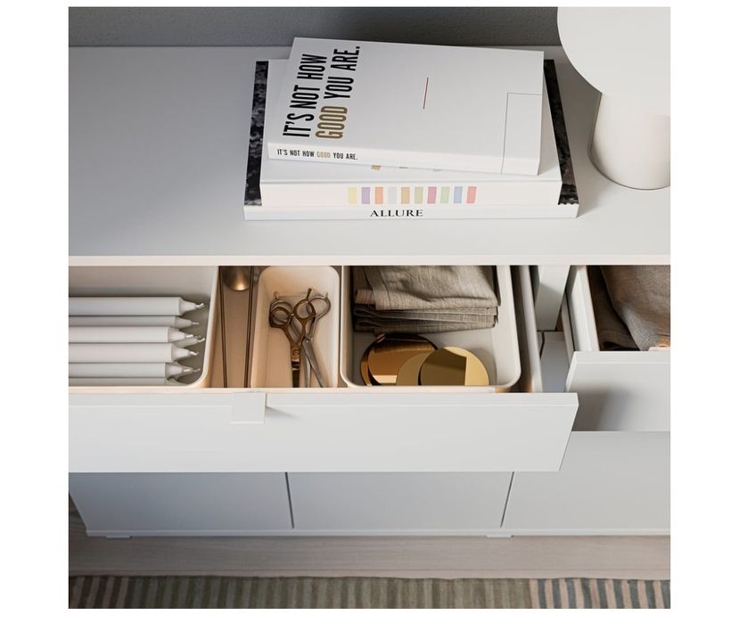 IKEA VIHALS kredens biały 140x37x75cm