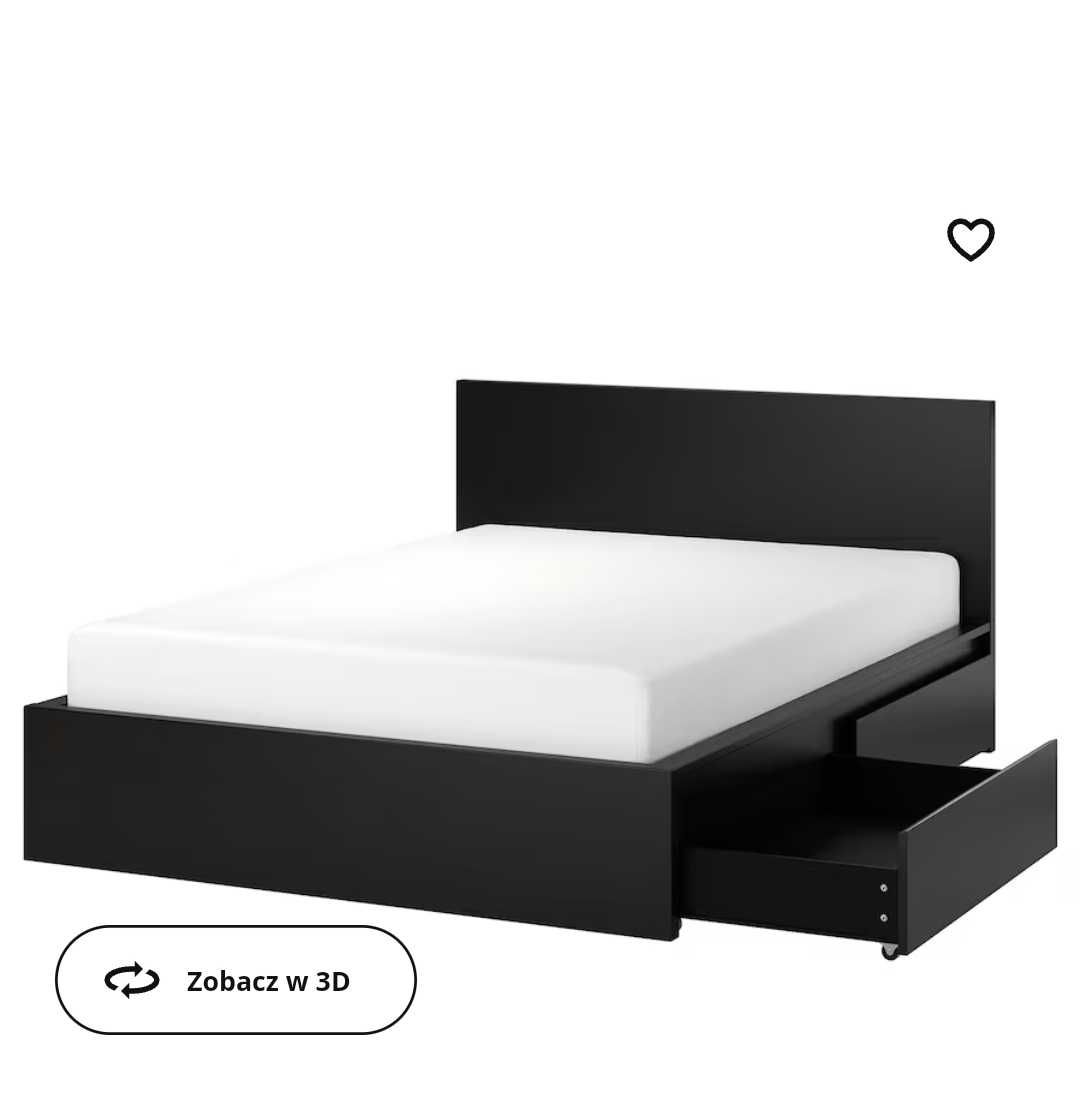 Komplet IKEA rama łóżka 160x200cm + 4 szuflady