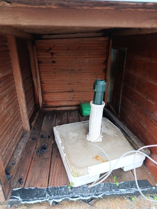 Casota para cão com 2 divisões