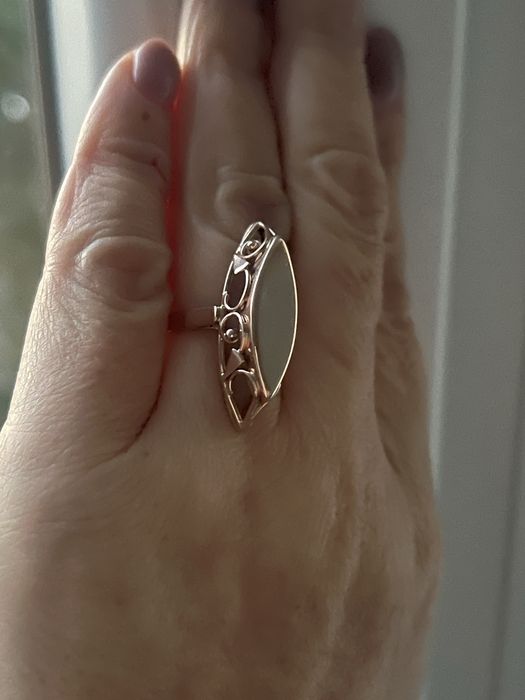 Золотое кольцо СССР Маркиза. Золота каблучка радянська