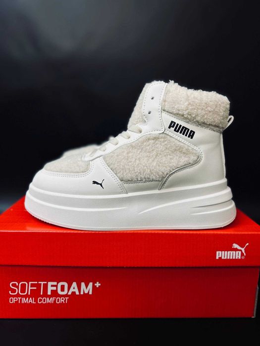 Зимние  женские ботинки puma хит сезона супер теплые кроссовки puma