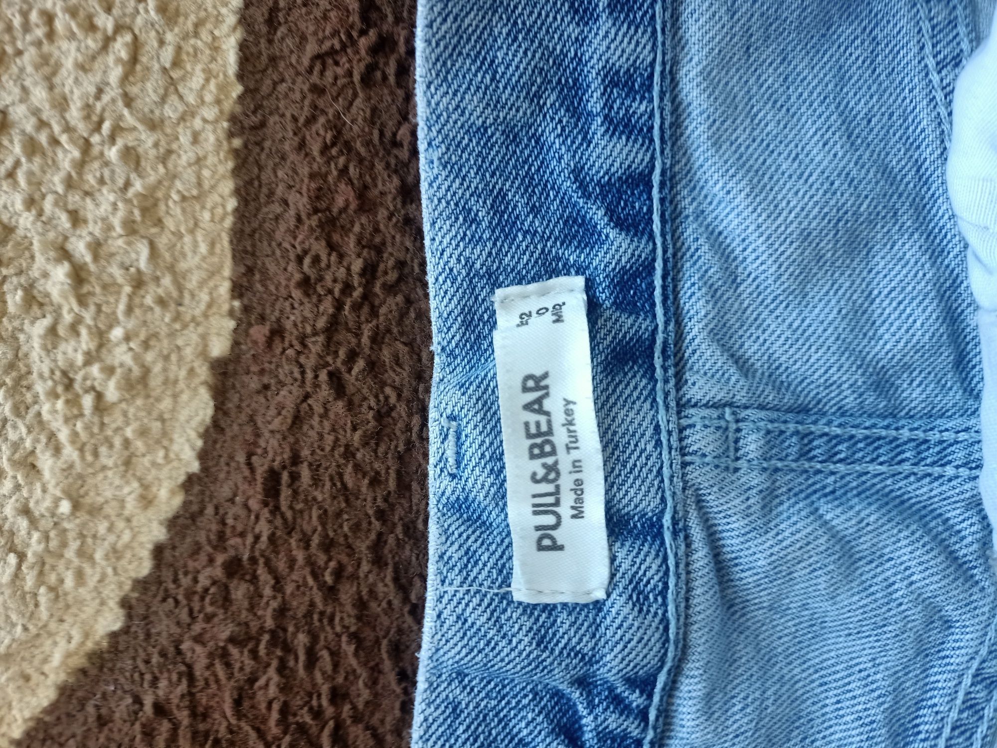 Spodnie jeansowe dwukolorowe Pull&Bear