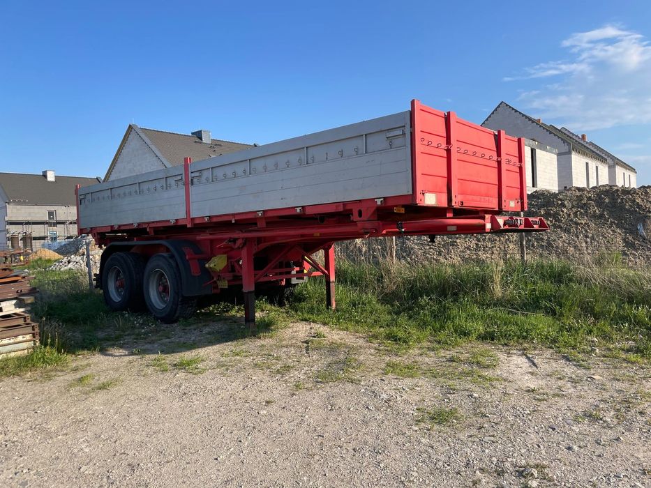 Lahrs  Naczepa kontenerowa z zabudową / Naczepa burtowa krótka resor LAHRS