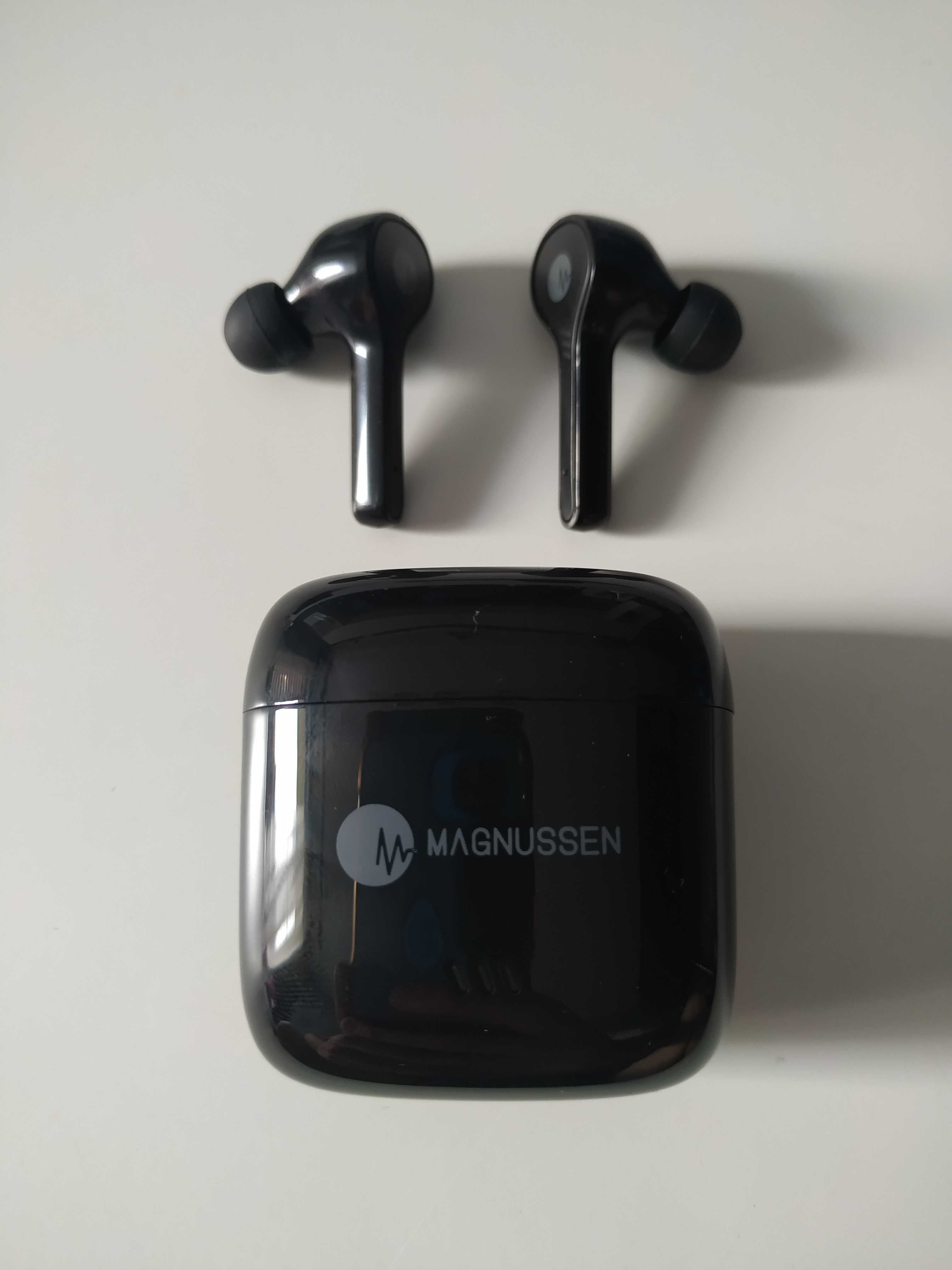 NOWE słuchawki Magnussen Bluetooth 5.0 bezprzewodowe gloss black