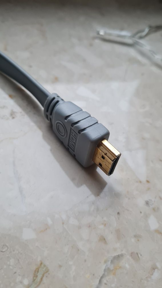 Płaski kabel HDMI 1.3 1,5m elastyczny sprawny