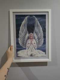 Gotowy obraz haft diamentowy Anioł