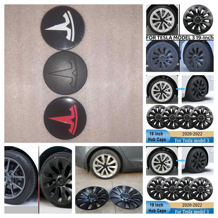 Ковпачки Тесла. Заглушки на диски та емблеми на ковпаки Tesla