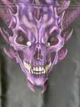 Баф для обличчя демонічний buff for face purple demon skull Helloween