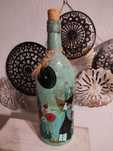 Butelki decoupage