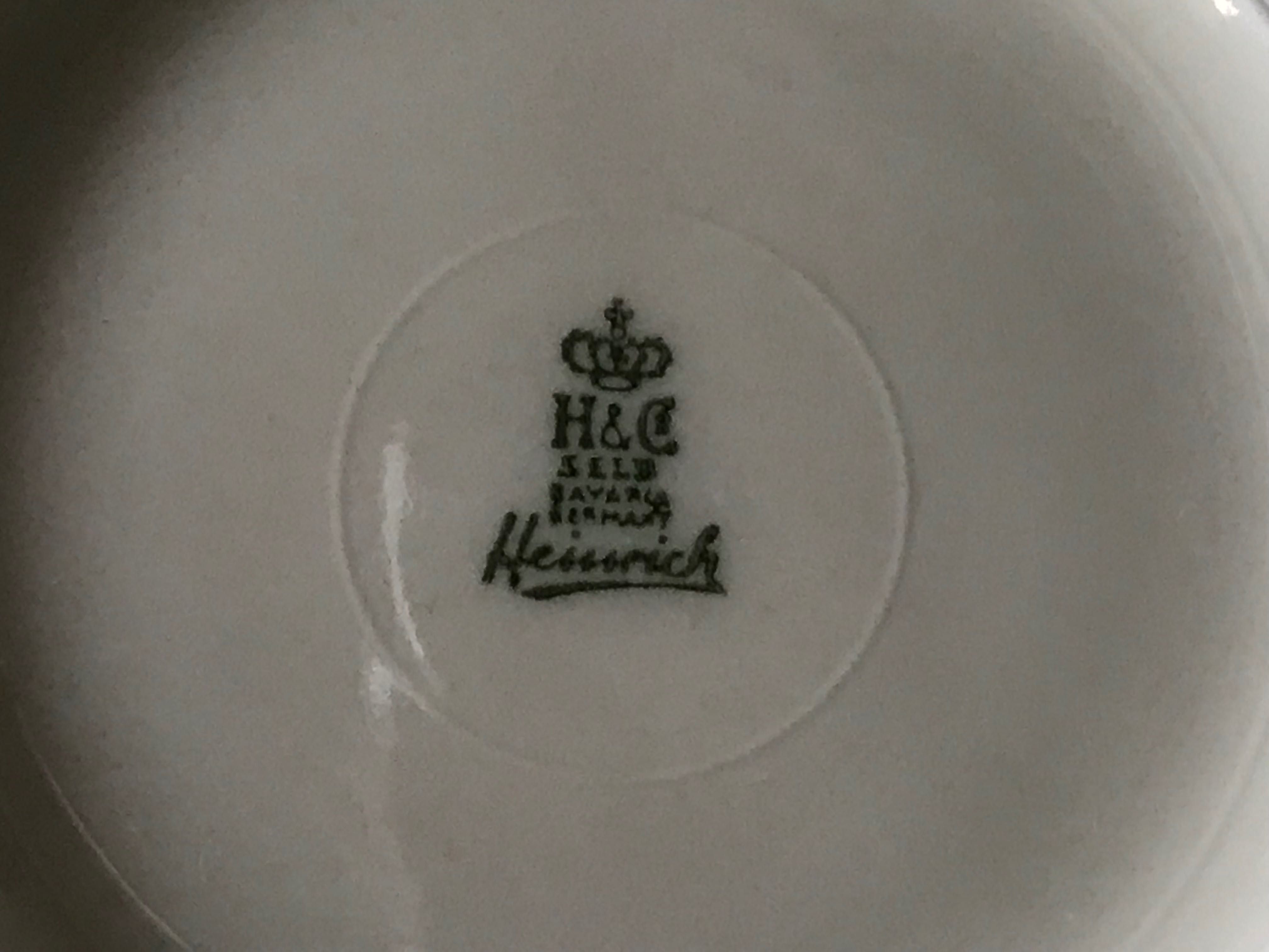 Kolekcjonerska filiżanka do espresso H&C Heinrich Selb Bavaria