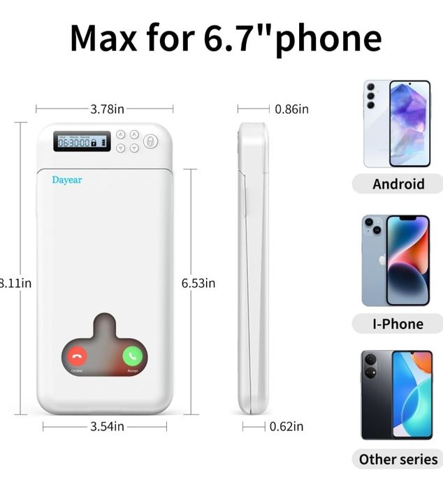 Skrzynka na telefon Dayar z timerem
