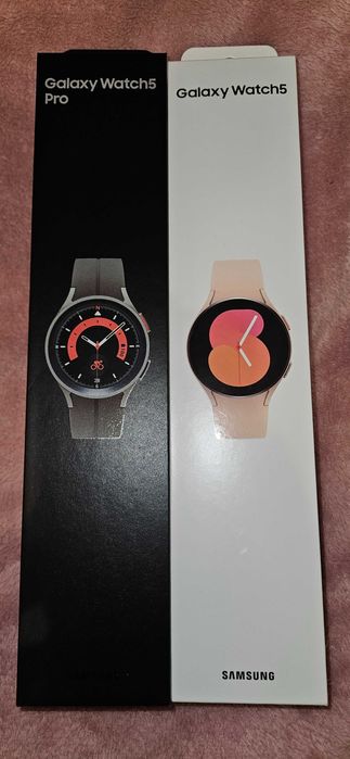 Galaxy Watch 5 Pro + Galaxy Watch 5 ; Idealne ; Org NOWE Paski Komplet